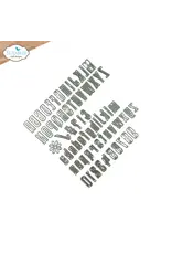ELIZABETH CRAFT DESIGNS ELIZABETH CRAFT DESIGNS EVERYDAY MEMORIES DELIGHTFUL DISCOVERY TALL & BOLD ALPHABET DIE SET