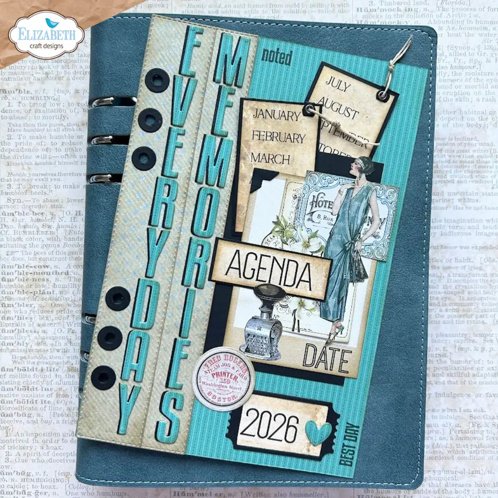 ELIZABETH CRAFT DESIGNS ELIZABETH CRAFT DESIGNS EVERYDAY MEMORIES DELIGHTFUL DISCOVERY TALL & BOLD ALPHABET DIE SET