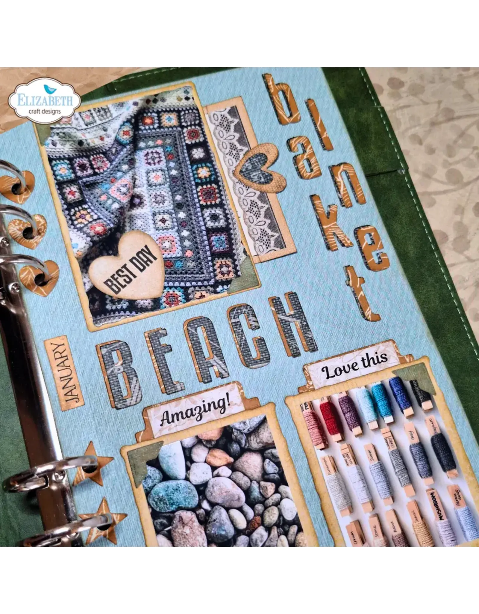 ELIZABETH CRAFT DESIGNS ELIZABETH CRAFT DESIGNS EVERYDAY MEMORIES DELIGHTFUL DISCOVERY TALL & BOLD ALPHABET DIE SET
