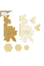 ELIZABETH CRAFT DESIGNS ELIZABETH CRAFT DESIGNS EVERYDAY MEMORIES DELIGHTFUL DISCOVERY BEE AND FLOWER ACCENTS DIE SET