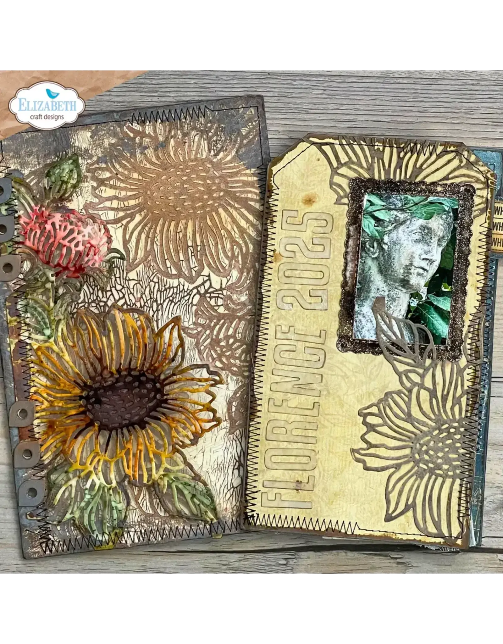 ELIZABETH CRAFT DESIGNS ELIZABETH CRAFT DESIGNS EVERYDAY MEMORIES DELIGHTFUL DISCOVERY BEE AND FLOWER ACCENTS DIE SET