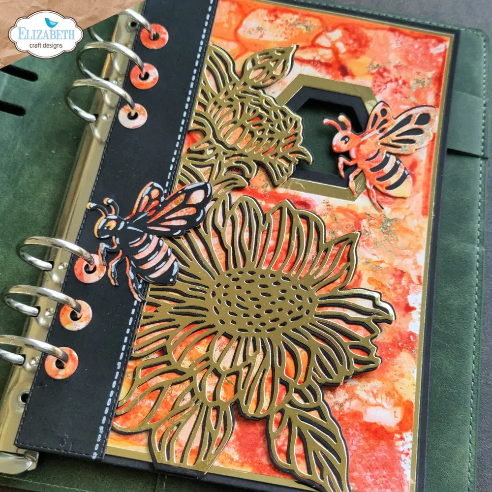 ELIZABETH CRAFT DESIGNS ELIZABETH CRAFT DESIGNS EVERYDAY MEMORIES DELIGHTFUL DISCOVERY BEE AND FLOWER ACCENTS DIE SET