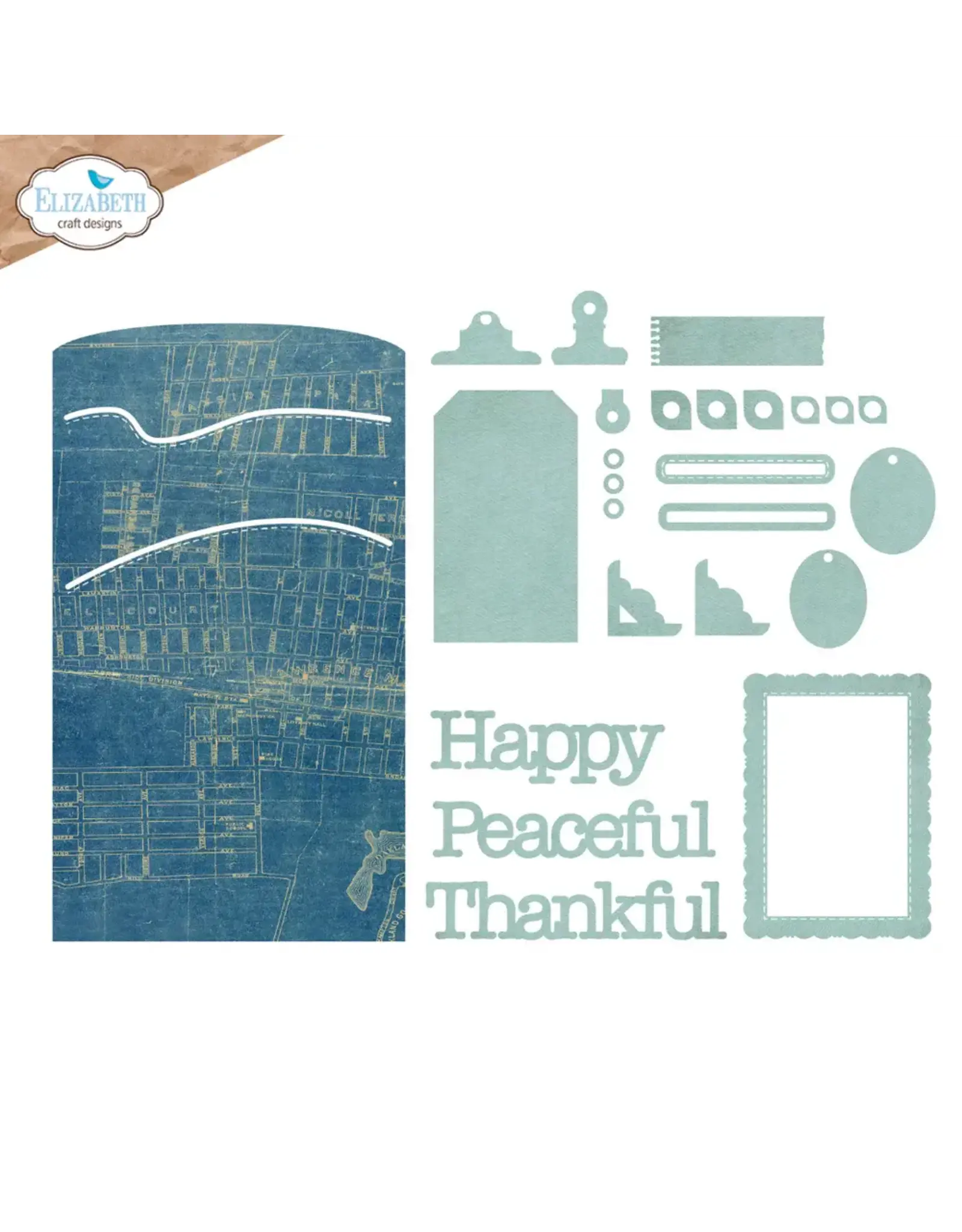 ELIZABETH CRAFT DESIGNS ELIZABETH CRAFT DESIGNS EVERYDAY MEMORIES DELIGHTFUL DISCOVERY SLOT POCKET DIE SET