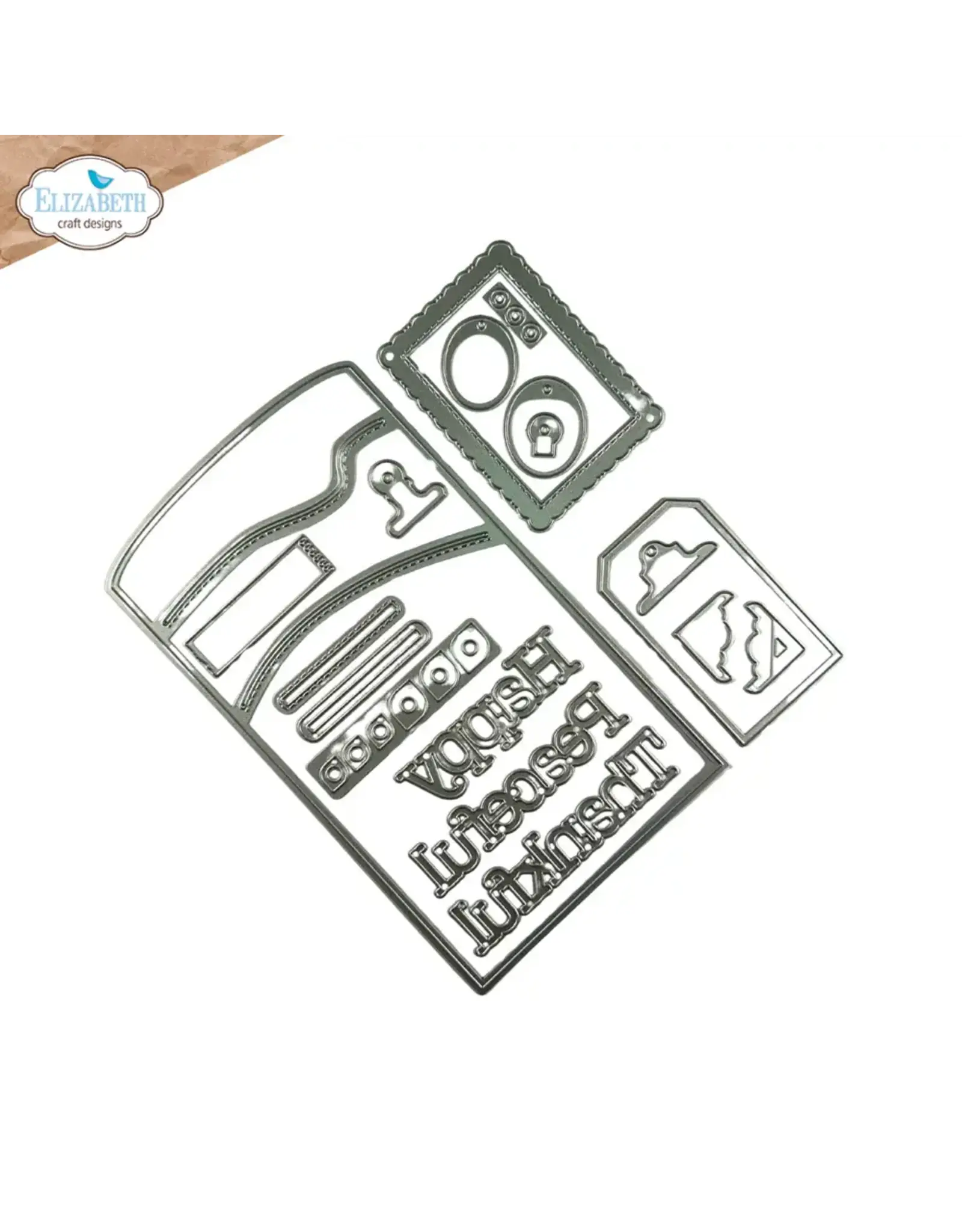 ELIZABETH CRAFT DESIGNS ELIZABETH CRAFT DESIGNS EVERYDAY MEMORIES DELIGHTFUL DISCOVERY SLOT POCKET DIE SET