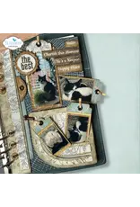 ELIZABETH CRAFT DESIGNS ELIZABETH CRAFT DESIGNS EVERYDAY MEMORIES DELIGHTFUL DISCOVERY ROUNDED POCKET WITH TAGS DIE SET