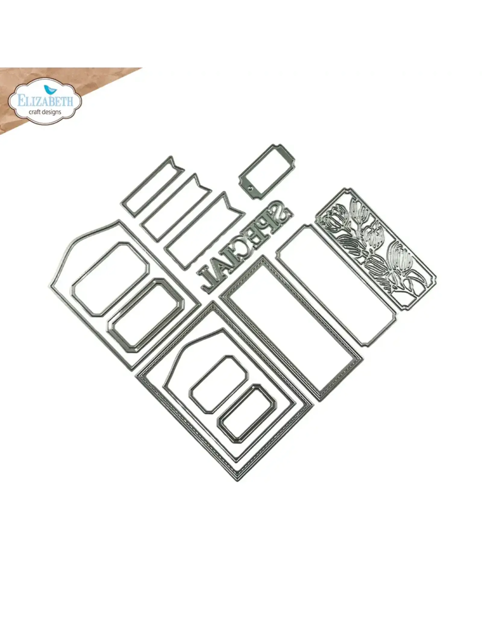 ELIZABETH CRAFT DESIGNS ELIZABETH CRAFT DESIGNS EVERYDAY MEMORIES DELIGHTFUL DISCOVERY POCKET PAGE INSERTS 1 DIE SET