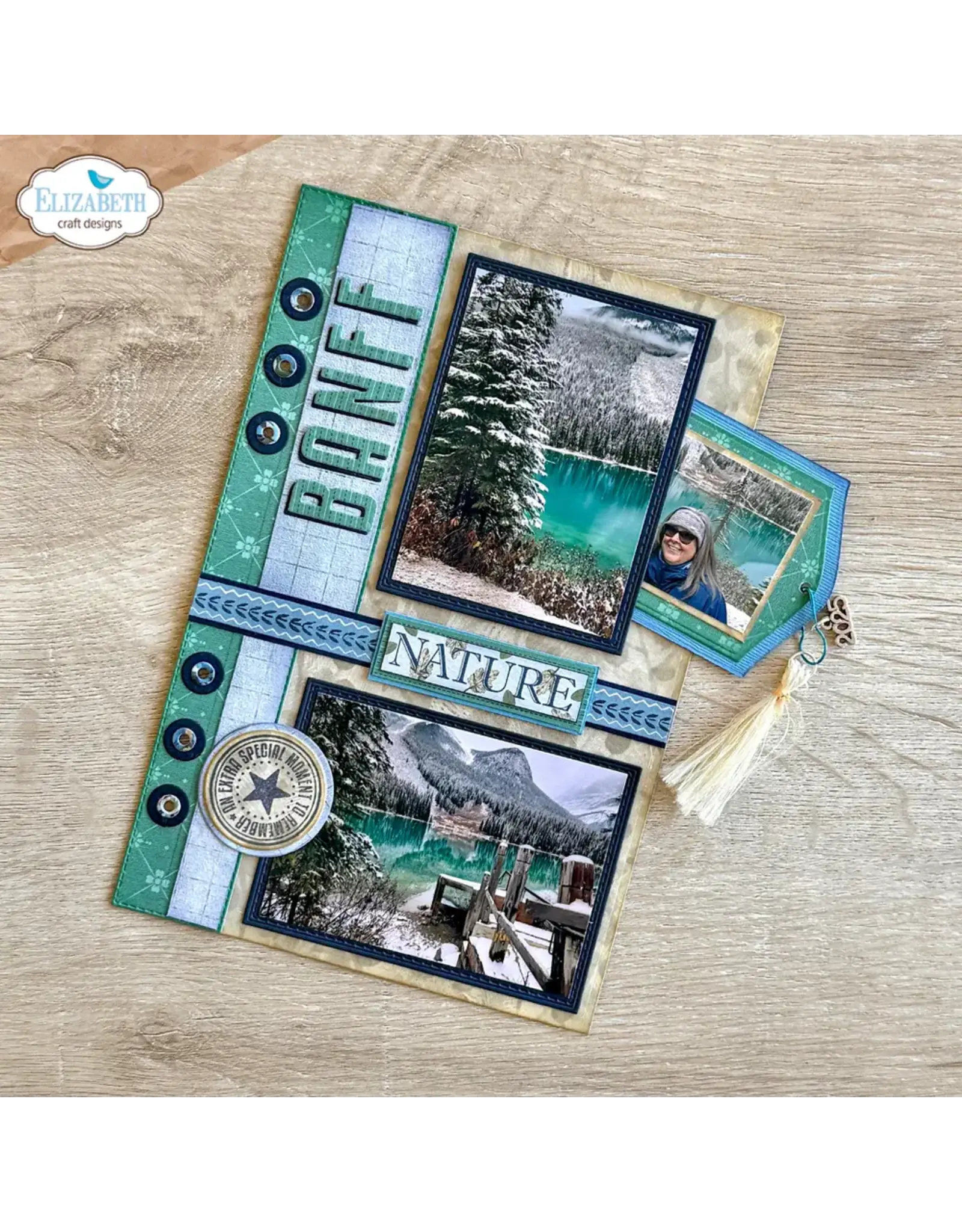 ELIZABETH CRAFT DESIGNS ELIZABETH CRAFT DESIGNS EVERYDAY MEMORIES DELIGHTFUL DISCOVERY POCKET PAGE INSERTS 1 DIE SET
