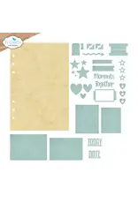 ELIZABETH CRAFT DESIGNS ELIZABETH CRAFT DESIGNS EVERYDAY MEMORIES DELIGHTFUL DISCOVERY BASE PAGE ASSORTMENT DIE SET
