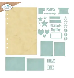 ELIZABETH CRAFT DESIGNS ELIZABETH CRAFT DESIGNS EVERYDAY MEMORIES DELIGHTFUL DISCOVERY BASE PAGE ASSORTMENT DIE SET