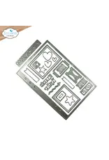 ELIZABETH CRAFT DESIGNS ELIZABETH CRAFT DESIGNS EVERYDAY MEMORIES DELIGHTFUL DISCOVERY BASE PAGE ASSORTMENT DIE SET