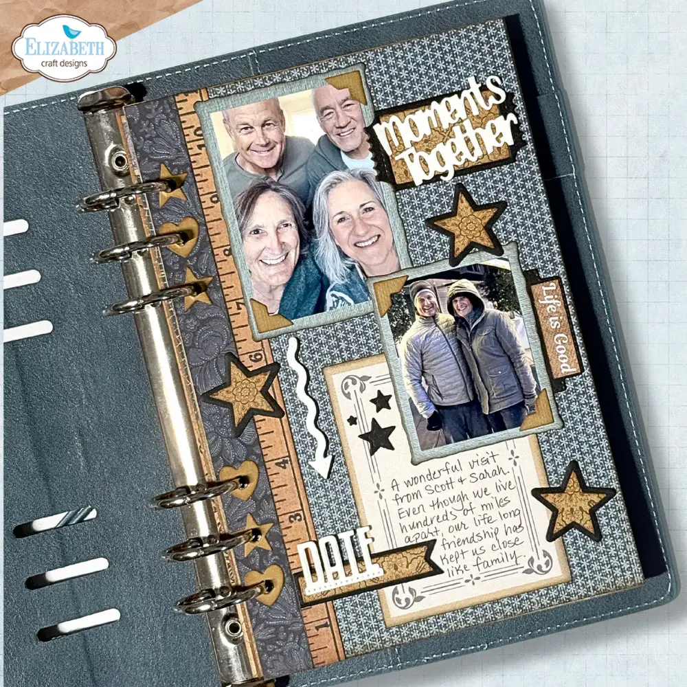 ELIZABETH CRAFT DESIGNS ELIZABETH CRAFT DESIGNS EVERYDAY MEMORIES DELIGHTFUL DISCOVERY BASE PAGE ASSORTMENT DIE SET