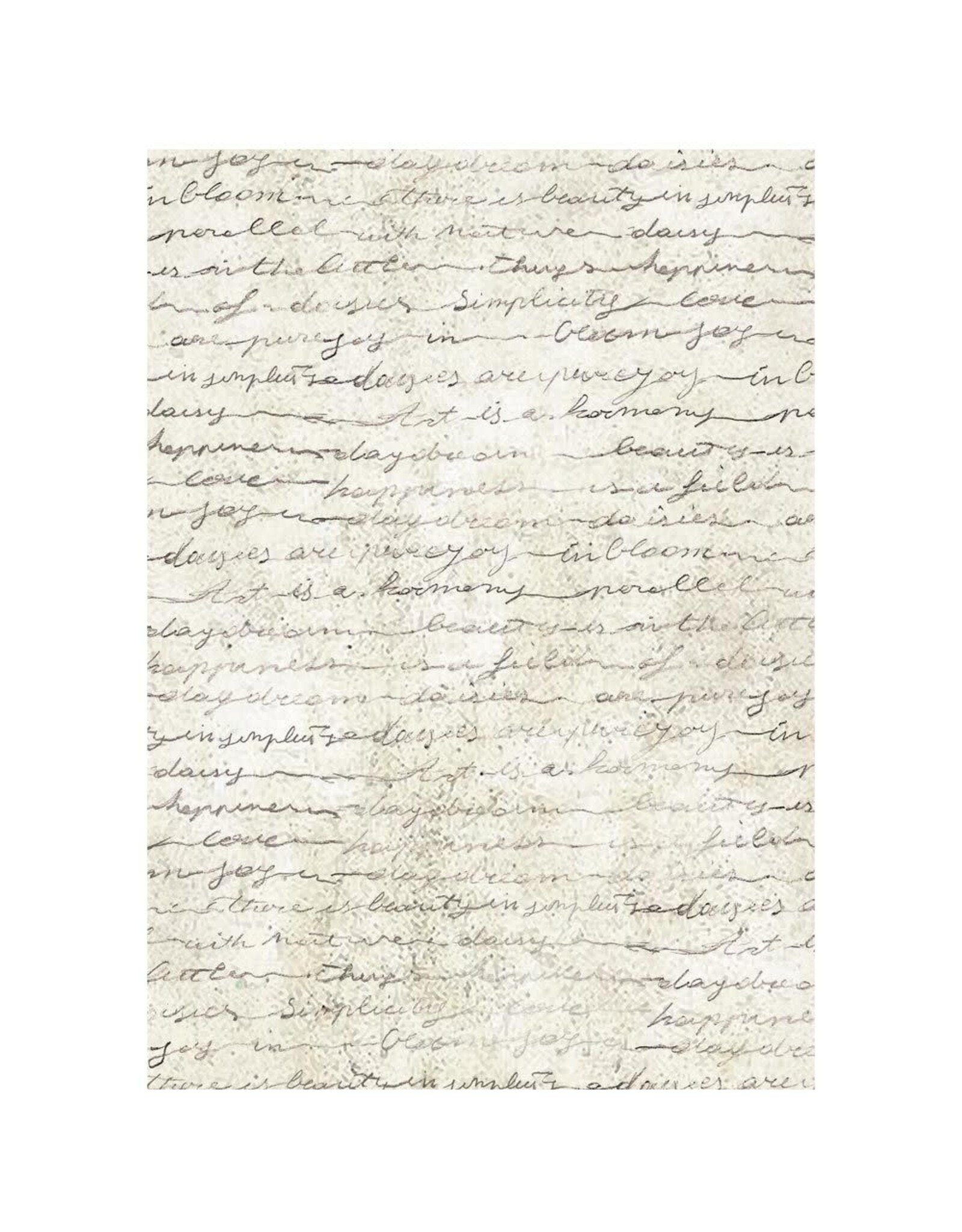 STAMPERIA STAMPERIA DAISY ART ASSORTED A6 RICE PAPER DECOUPAGE BACKGROUNDS 10.5X14.8CM 8/PK