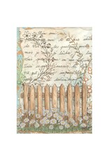 STAMPERIA STAMPERIA DAISY ART A6 MINI RICE PAPER 8/PK