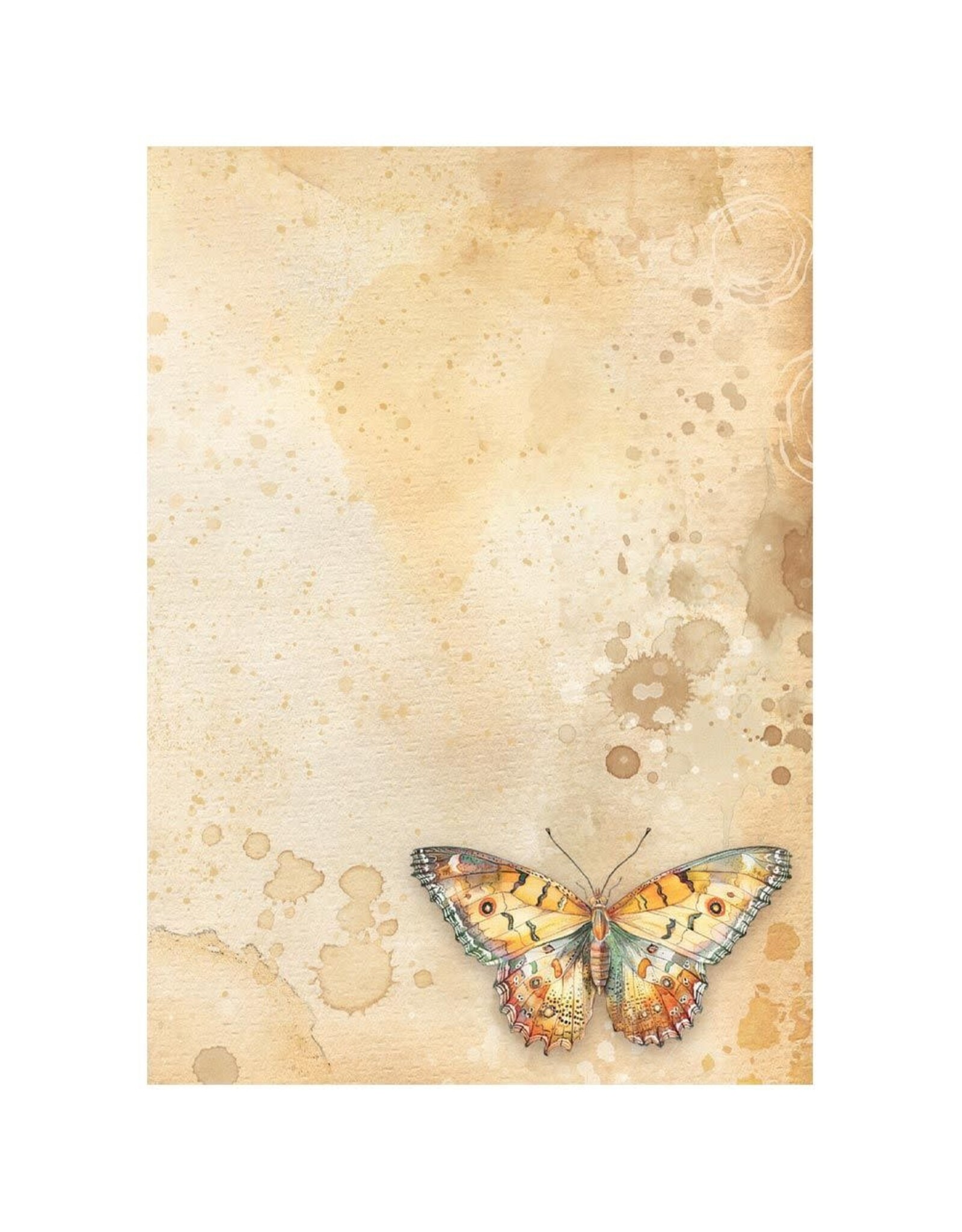 STAMPERIA STAMPERIA DAISY ART A6 MINI RICE PAPER 8/PK