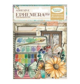 STAMPERIA STAMPERIA DAISY ART EPHEMERA ADHESIVE PAPER CUT OUTS