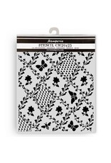 STAMPERIA STAMPERIA DAISY ART BUTTERFLY AND DAISY 20x25cm STENCIL