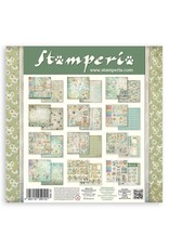 STAMPERIA STAMPERIA DAISY ART 12x12 COLLECTION PACK 10 SHEETS