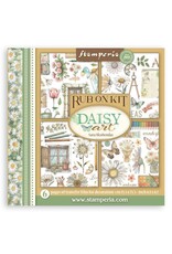STAMPERIA STAMPERIA DAISY ART ASSORTED RUB-ONS 6/PK