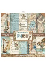 STAMPERIA STAMPERIA MUSIC 12X12 COLLECTION PACK 10 SHEETS
