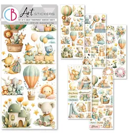 CIAO BELLA CIAO BELLA LUNIBLOOM TRANSPARENT ADHESIVE SHEETS 5/PK