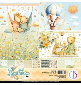 CIAO BELLA CIAO BELLA LUNIBLOOM 12x12 PATTERNS PAD 8 SHEETS