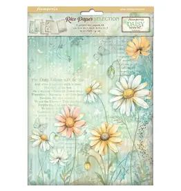 STAMPERIA STAMPERIA DAISY ART ASSORTED A4 RICE PAPER 6/PK