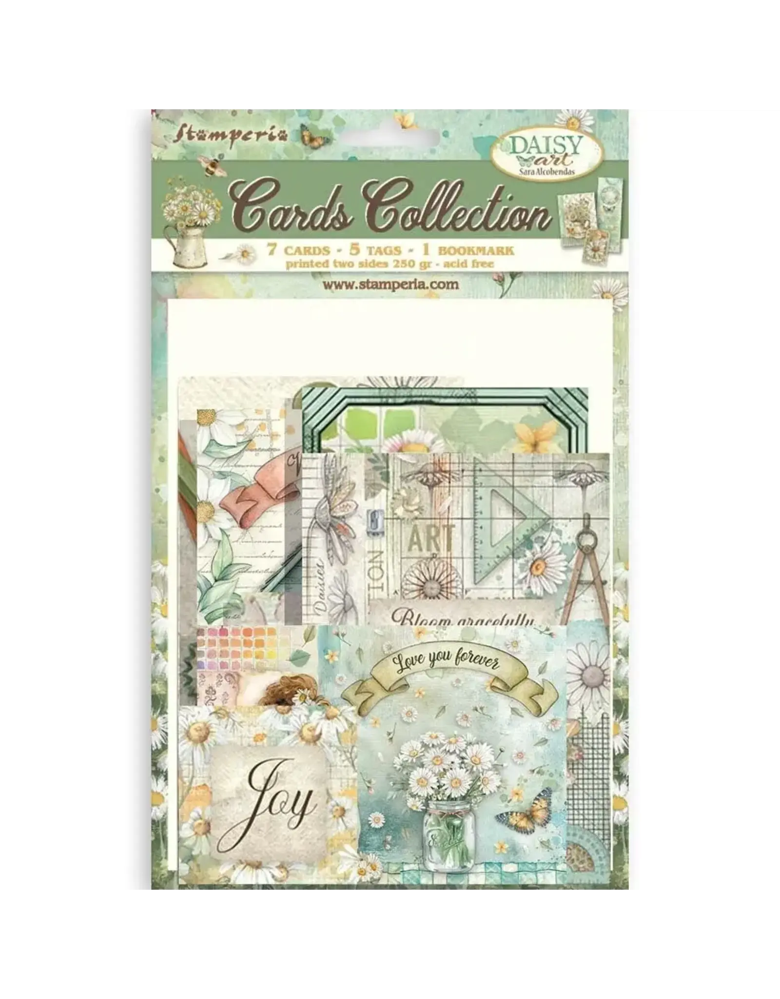 STAMPERIA STAMPERIA DAISY ART CARDS COLLECTION