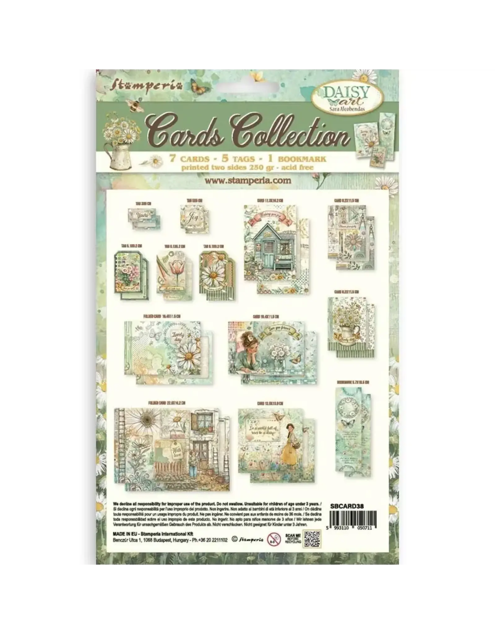 STAMPERIA STAMPERIA DAISY ART CARDS COLLECTION