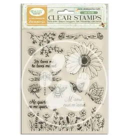 STAMPERIA STAMPERIA DAISY ART CLEAR STAMP SET