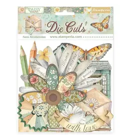 STAMPERIA STAMPERIA DAISY ART CHIPBOARD DIE CUTS