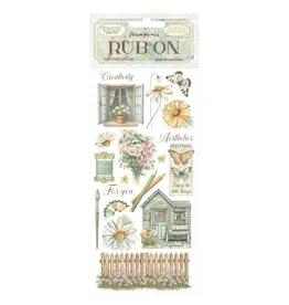 STAMPERIA STAMPERIA DAISY ART COTTAGE RUB-ON