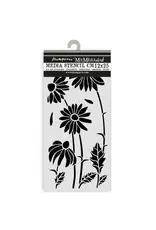 STAMPERIA STAMPERIA DAISY ART DAISIES 12x25cm STENCIL