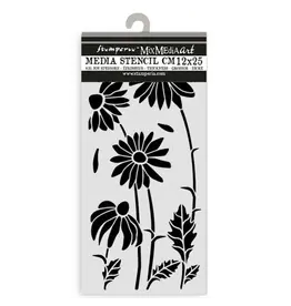 STAMPERIA STAMPERIA DAISY ART DAISIES 12x25cm STENCIL