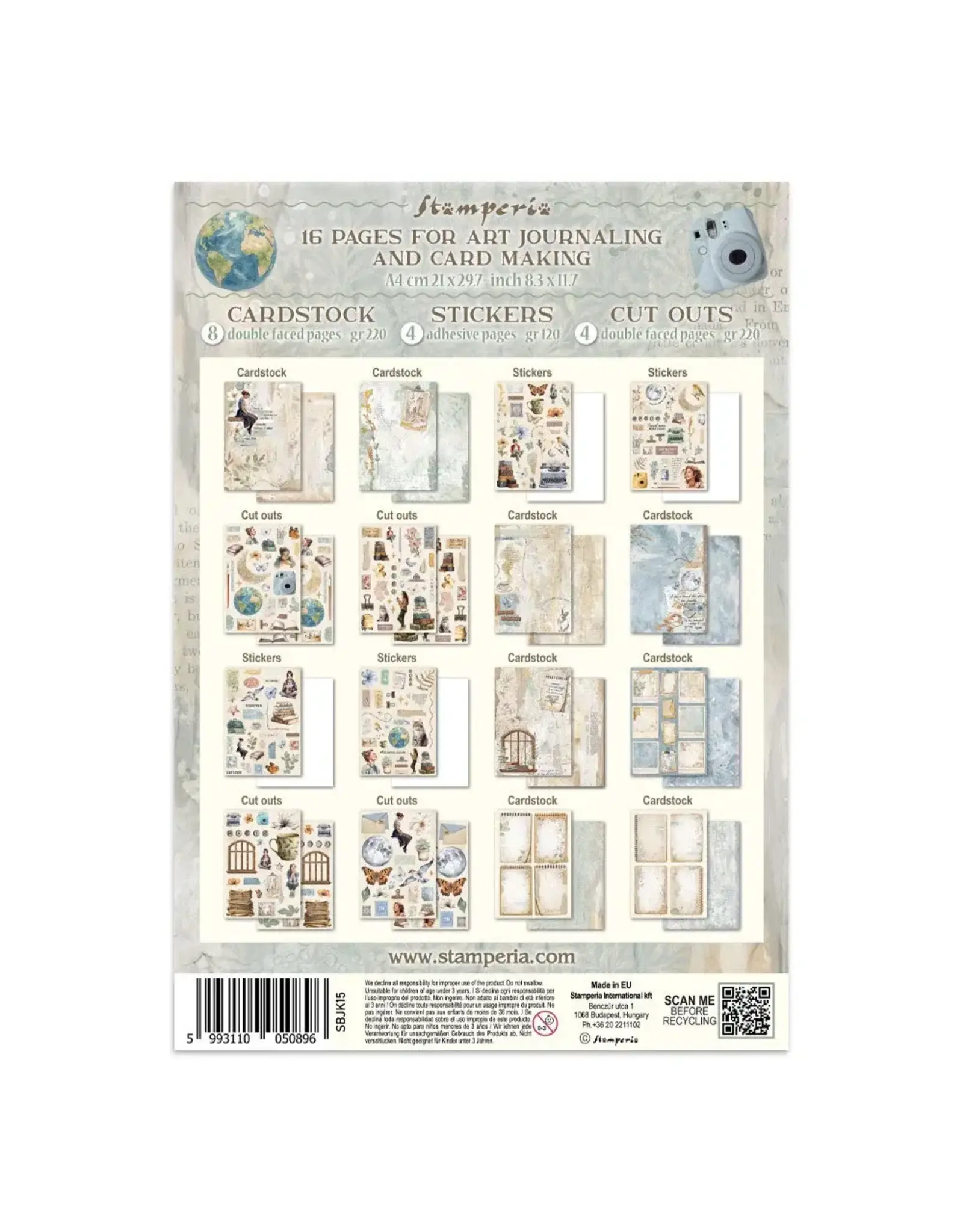 STAMPERIA STAMPERIA VICKY PAPAIOANNOU SECRET DIARY JUNK JOURNAL