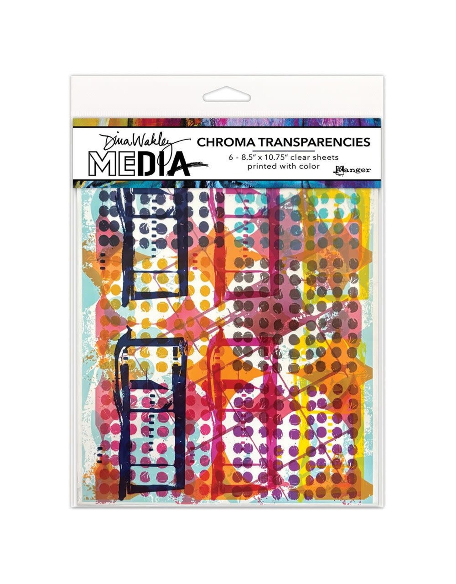 RANGER RANGER DINA WAKLEY MEDIA CHROMA TRANSPARENCIES GRUNGE SPECIMENS
