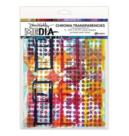 RANGER RANGER DINA WAKLEY MEDIA CHROMA TRANSPARENCIES GRUNGE SPECIMENS