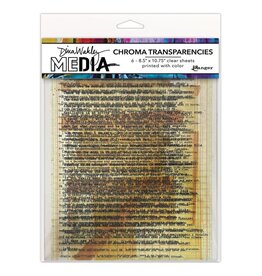RANGER RANGER DINA WAKLEY MEDIA CHROMA TRANSPARENCIES TYPED QUOTES