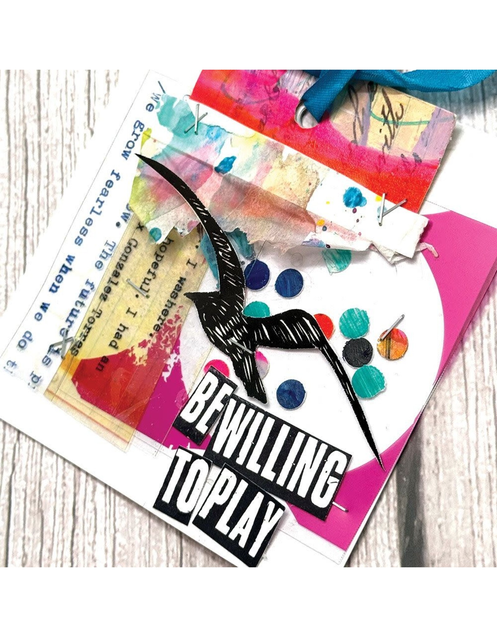 RANGER RANGER DINA WAKLEY MEDIA CHROMA TRANSPARENCIES TYPED QUOTES