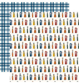 CARTA BELLA CARTA BELLA CARS FILL UP ON GAS 12X12 CARDSTOCK