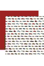 CARTA BELLA CARTA BELLA CARS ROADWAY RIDES 12X12 CARDSTOCK