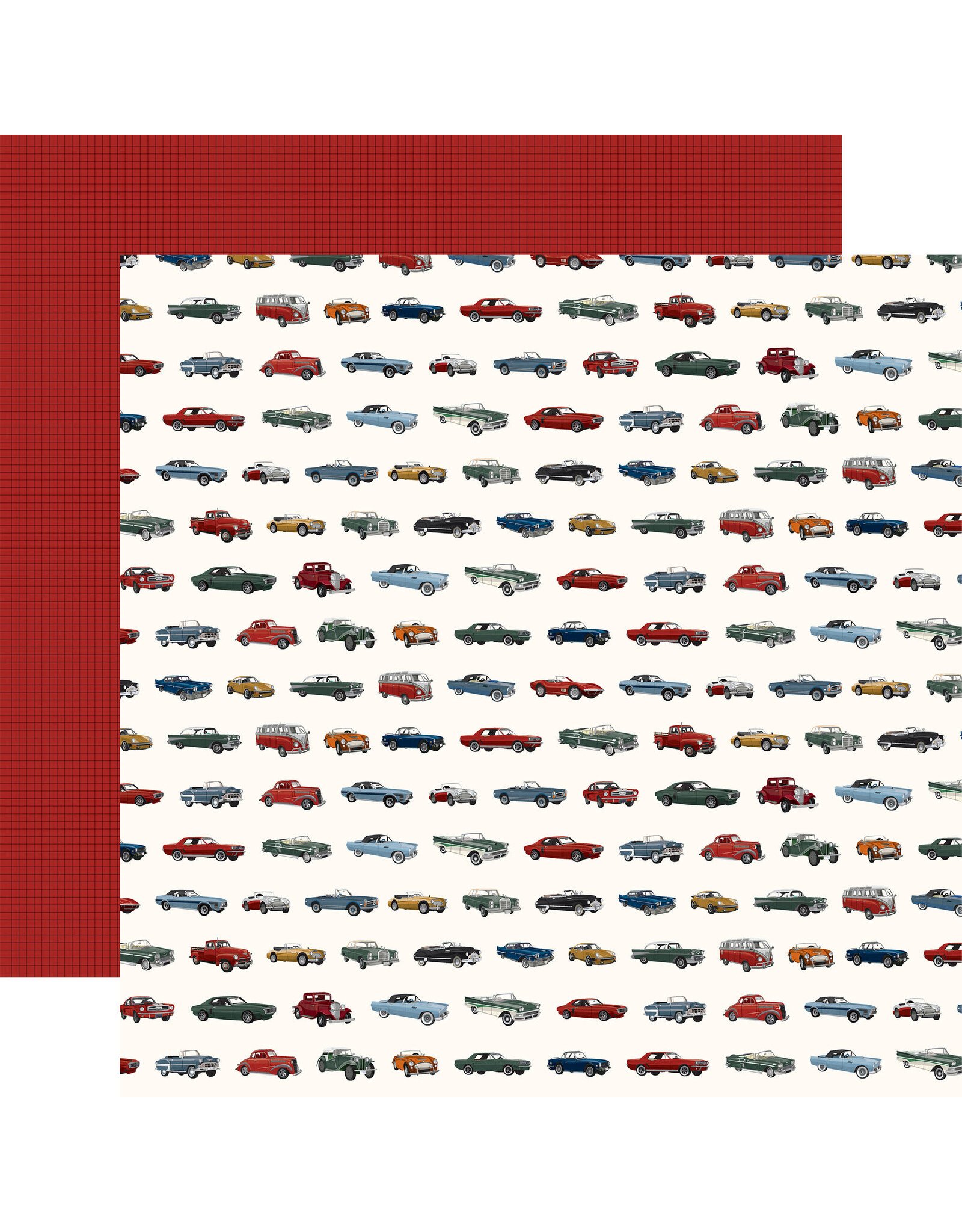 CARTA BELLA CARTA BELLA CARS ROADWAY RIDES 12X12 CARDSTOCK