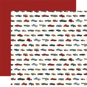 CARTA BELLA CARTA BELLA CARS ROADWAY RIDES 12X12 CARDSTOCK