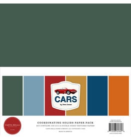 CARTA BELLA CARTA BELLA CARS 12x12 SOLIDS COLLECTION KIT