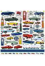 CARTA BELLA CARTA BELLA CARS ELEMENTS 12x12 CARDSTOCK STICKERS