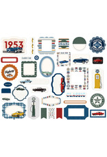 CARTA BELLA CARTA BELLA CARS EPHEMERA DIE CUTS