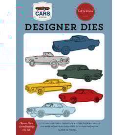 CARTA BELLA CARTA BELLA CARS CLASSIC CARS DIE SET