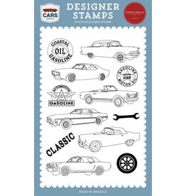 CARTA BELLA CARTA BELLA CARS CLASSIC CARS CLEAR STAMP SET