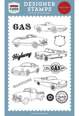 CARTA BELLA CARTA BELLA CARS VINTAGE VEHICLES CLEAR STAMP SET