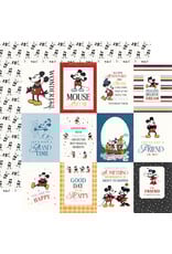 ECHO PARK PAPER ECHO PARK MOUSE AND ME 3x4 JOURNALING CARDS 12x12 CARDSTOCK