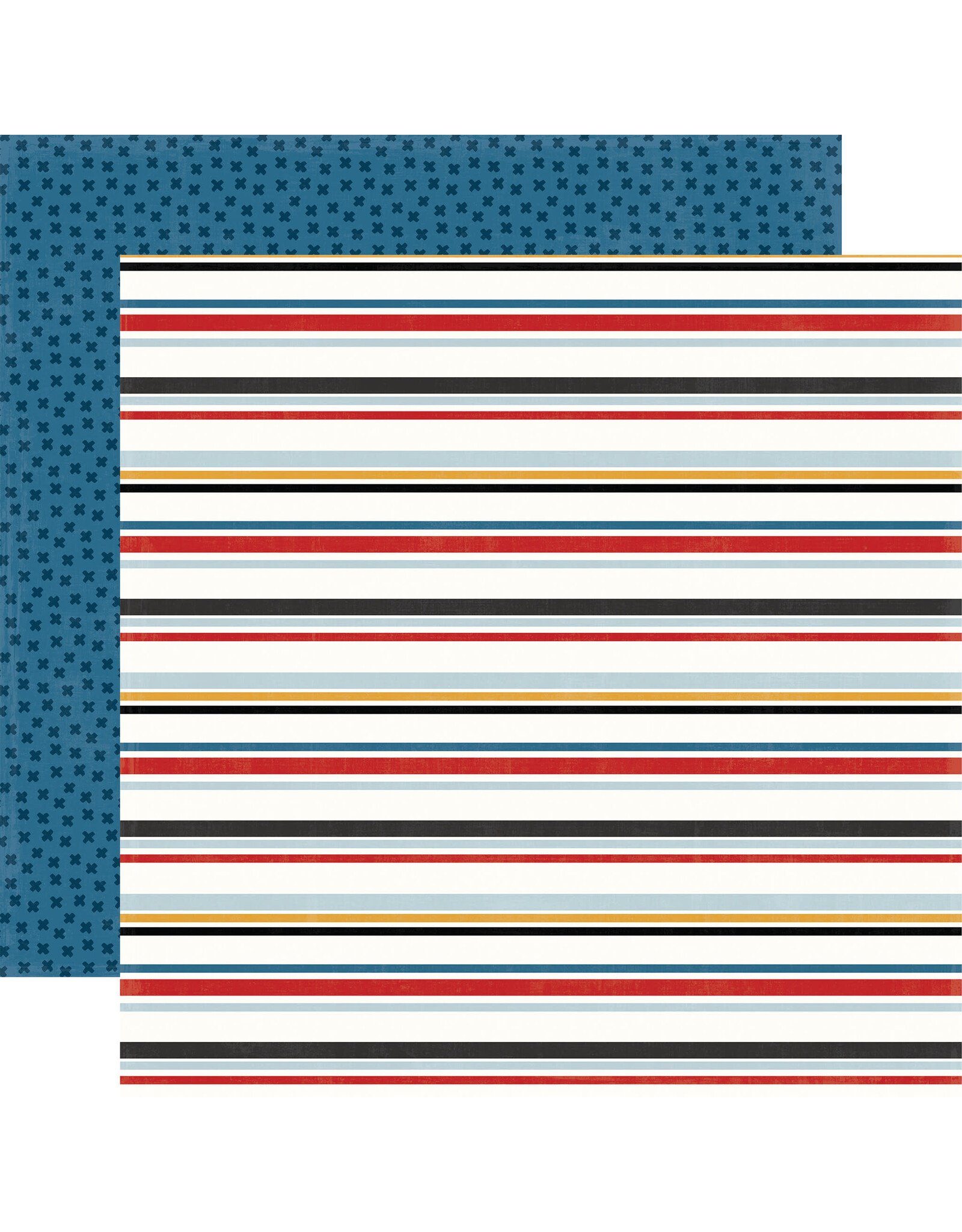 ECHO PARK PAPER ECHO PARK MOUSE AND ME RETRO STRIPE 12x12 CARDSTOCK